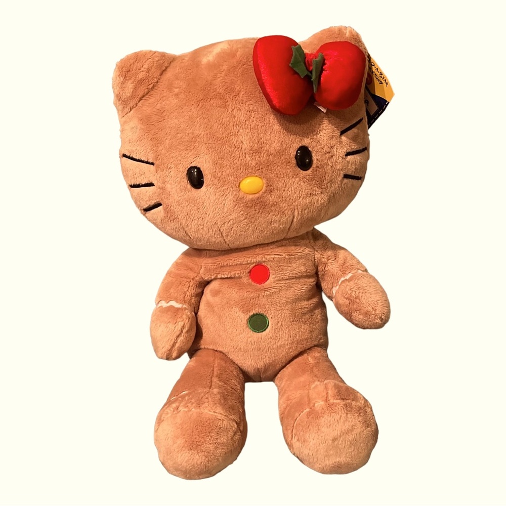 Build A Bear Gingerbread Hello Kitty Christmas Holiday Plush. Perfect condition